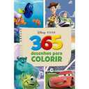 Capa do Livro 365 Desenhos para Colorir Disney Pixar