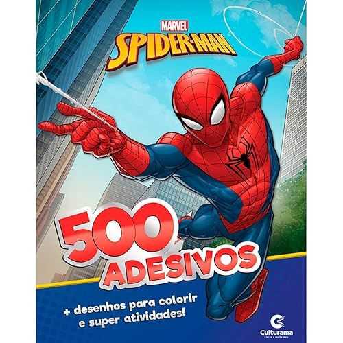 500 Adesivos Marvel - Homem-Aranha