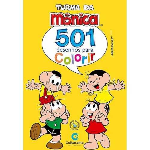 501 Desenhos para Colorir Turma da Mônica