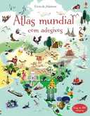 Capa do Livro Atlas Mundial : Livro de adesivos