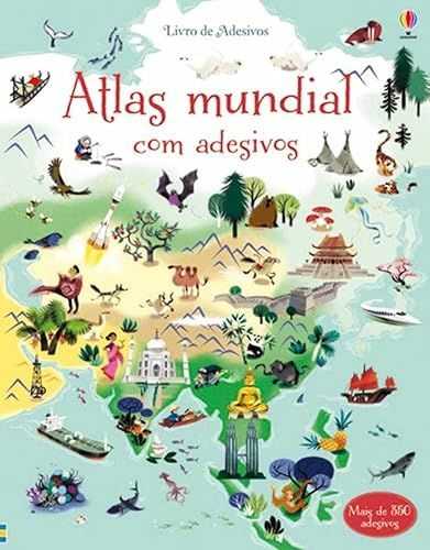 Atlas Mundial : Livro de adesivos