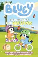 Capa do Livro Bluey Atividades com Adesivos