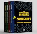 Capa do Livro Coleção Pró-Games Almanaque em Quadrinhos Minecraft - Box com 4 Livros