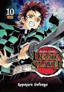 Capa do Livro Demon Slayer - Kimetsu no Yaiba Vol. 10