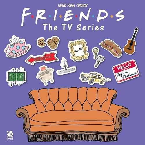 Friends - Livro para Colorir Antiestresse