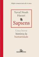 Capa do Livro Sapiens – Edição comemorativa de 10 anos: Uma breve história da humanidade