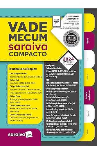 Vade Mecum Saraiva Compacto - 29ª Edição 2024