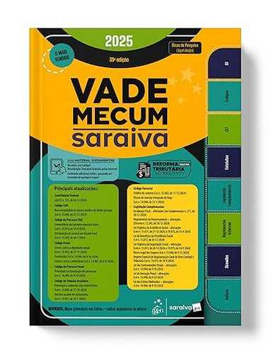 Vade Mecum Saraiva Tradicional - 39ª' Edição 2025